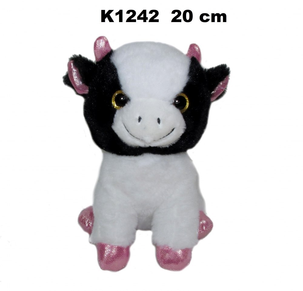 MUCCA DI PELUCHE 20CM SEDUTA SA DOMENICA